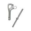 SS316 4" Marine Sailing Boat Quick Release Pelican Hook Shackle for 3/16" Cable view 3