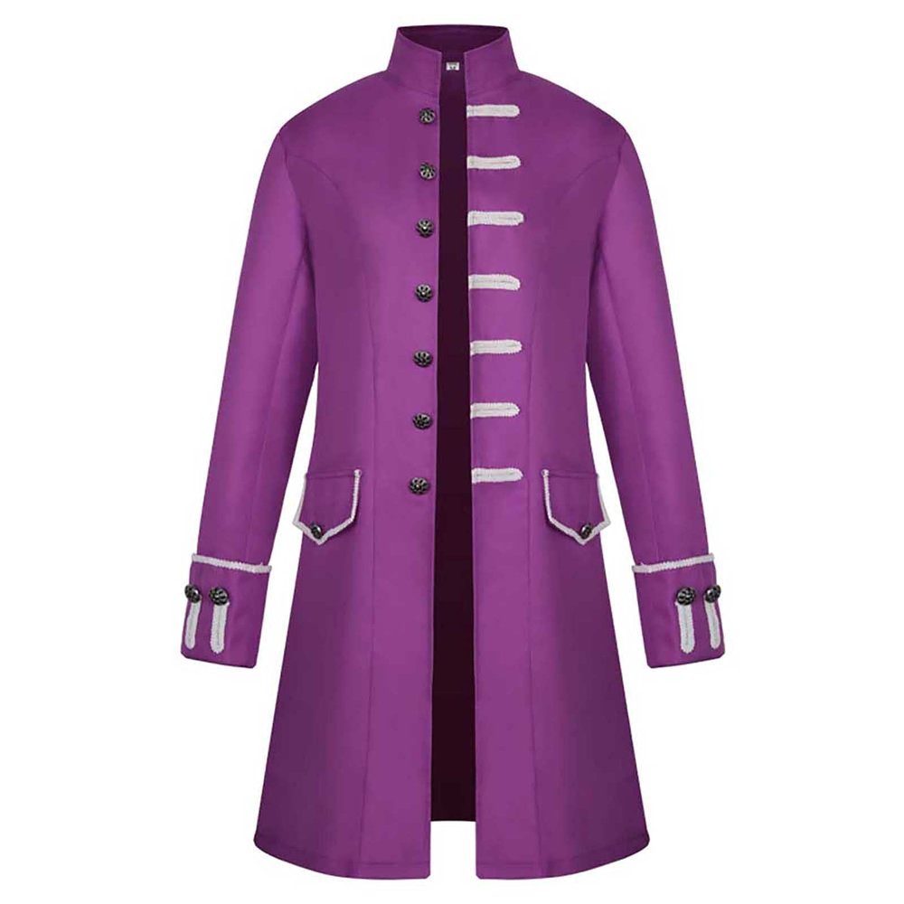Cdiecer Steampunk Costume Steampunk Jacket Gothic Victorian Frock Coat Victorian Jacket Men Medieval Men'S Fashion Retro Jacket Steampunk Jacket Halloween Uniform Victorian Jacket Pirate Coat