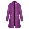 Cdiecer Steampunk Costume Steampunk Jacket Gothic Victorian Frock Coat Victorian Jacket Men Medieval Men'S Fashion Retro Jacket Steampunk Jacket Halloween Uniform Victorian Jacket Pirate Coat view 1