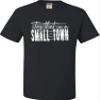 3X-Large Black Mens USA American Flag Try That in A Small Town T-Shirt view 1