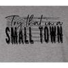5X-Large Oxford Mens USA American Flag Try That in A Small Town T-Shirt view 4