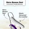Tracer Retro Beach Cruiser for Adults,20 Inch Wheels,1.75 Tire, City Bike, Lowrider Springer Fork Retro Banana Seat,High Rise Handlebar-Purple view 4