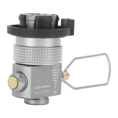 Alomejor Gas Saver, Portable Gas Refill Adapter with Pressure Release Button for Camping, Hiking, Fishing