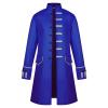 Cdiecer Halloween Jacket Steampunk Victorian Cosplay Costume Vampire Jackets Men Halloween Cosplay Jackets Victorian Gothic Frock Coat Jacket Steampunk Medieval High Collar Coat view 1