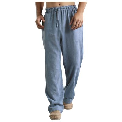 RTRDE Mens Lightweight Joggers, Sweatpants Men's Jogging Pants Large Sweatpants Casual Pants Drawstring Breathable Workout Sweatpants for Men Tall Joggers Pants Big and Joggers Black (M, Light Blue)