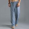 RTRDE Mens Lightweight Joggers, Sweatpants Men's Jogging Pants Large Sweatpants Casual Pants Drawstring Breathable Workout Sweatpants for Men Tall Joggers Pants Big and Joggers Black (M, Light Blue) view 2