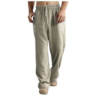 RTRDE Men's Sweatpants, Baggy Joggers with Pockets, Khaki, 5XL
