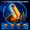 Electric Hand Warmers Rechargeable Power Bank with LED Display, 17Hrs Warmth, 4 Levels Dual-Side Fast Heating Portable Pocket Heater 2 Pack for Hunting, Camping, Golf, Outdoor, Gifts for Women/Men view 4