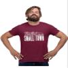 XX-Large Maroon Mens USA American Flag Try That in A Small Town T-Shirt view 2