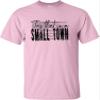 4X-Large Pink Mens USA American Flag Try That in A Small Town T-Shirt view 1