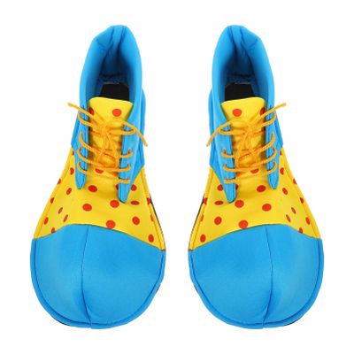 Abaodam 1 Pair Clown Shoes Large Rainbow Halloween Unisex Clown Shoes Props for Carnival Halloween Cosplay Party