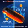 Hand Warmers Rechargeable - Dual Sided Heating Electric Hand Warmers with LED Display, 15Hrs Warmth, 4 Levels Pocket Heater for Outdoor, Hunting, Golf, Camping, Gifts for Men/Women view 3