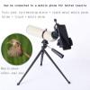 12-30X50 HD Spotting Scope with Tripod, Carrying Bag and Scope Phone Adapter - BAK4 45 Degree Angled Eyepiece Telescope for Wildlife Hunting Camping Travelling view 2