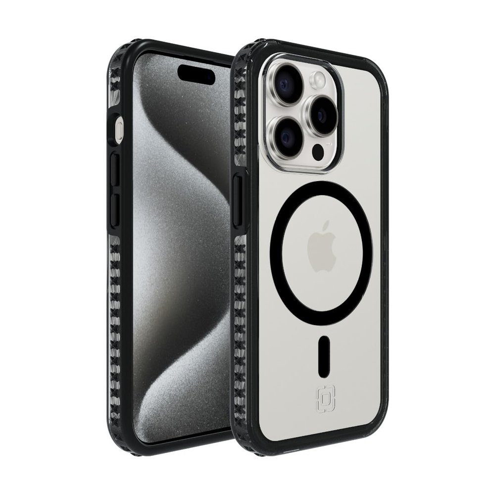 Incipio Grip for MagSafe iPhone 15 Pro - Black/Clear