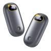 Electric Hand Warmers Rechargeable with Flashlight, LED Display, 17Hrs Warmth, Dual-Side 4 Levels Fast Heating Portable Pocket Heater for Hunting, Camping, Golf, Outdoor, Gifts for Women/Men view 1