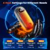 Electric Hand Warmers Rechargeable with Flashlight, LED Display, 17Hrs Warmth, Dual-Side 4 Levels Fast Heating Portable Pocket Heater for Hunting, Camping, Golf, Outdoor, Gifts for Women/Men view 2