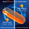 Electric Hand Warmers Rechargeable with Flashlight, LED Display, 17Hrs Warmth, Dual-Side 4 Levels Fast Heating Portable Pocket Heater for Hunting, Camping, Golf, Outdoor, Gifts for Women/Men view 3