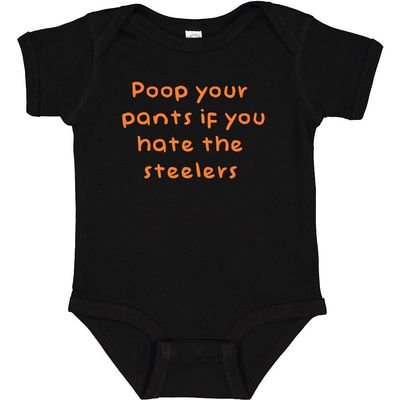 Bengals Fan Poop Your Pants if You Hate the Steelers Funny Bodysuit Outfit (Newborn)