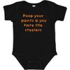 Bengals Fan Poop Your Pants if You Hate the Steelers Funny Bodysuit Outfit (Newborn) view 1