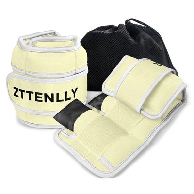 Adjustable Ankle Weights for Women Men and Kids | 1 Pair 5 10 15 18 20 Lbs Leg Wrist Ankle Weight Straps for Yoga, Walking, Running, Aerobics, Gym, Dance, Pilates, Cardio