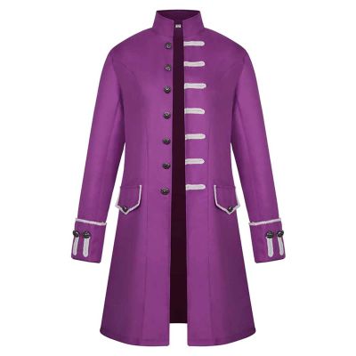 Men'S Steampunk Vintage Tailcoat Jacket Ringmaster Costume Steampunk Victorian Frock Coat Steampunk Victorian High Collar Coat Tailcoat Costume Cosplay Gothic Medieval Victorian Frock