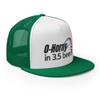RIVEMUG 0 to Horny in 3.5 Beers Trucker Hat Flat Bill High Crown Adjustable Funny Adult Humor Cap view 4