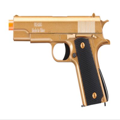 1911 Alloy Series Spring Airsoft Pistol(Color: Gold)
