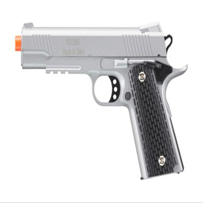 1911 Alloy Series Spring Airsoft Pistol (Color: Black/Silvery)