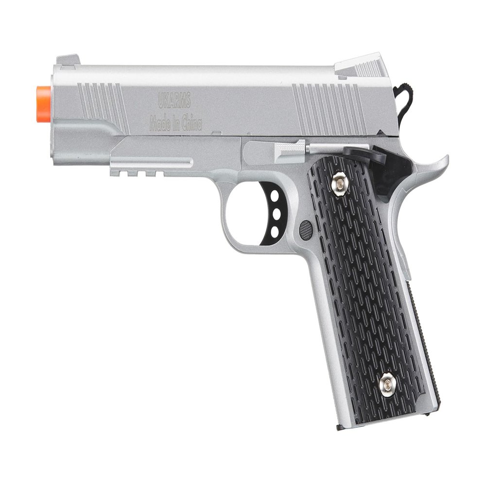 1911 Alloy Series Spring Airsoft Pistol (Color: Black/Silvery)