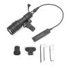 NOBUHIRO M300C 300 Lumens Tactical Flashlight, with Replaceable Mounting Rotating Base, Suitable for 20mm Picatinny & Mlok/Keymod Rail, Include with Remote Pressure & Push Button Switch view 1