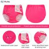 EZ Moms 2 Packs Reusable Swim Diapers Toddler Baby Swim Diaper Size 4 Washable Snap Pool Swimming Diaper 4T Soft and Silky Waterproof Diapers for Swimming Lessons Boys and Girls with a Laundry Bag view 3