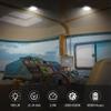 RVZONE Marine Boat Dome Light 12V LED Boat Interior Lights with Toggle Switch 5.5" LED Boat Cabin Light with Stainless Steel Surface Mount view 3