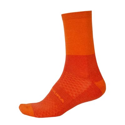Endura Unisex-Adult BaaBaa Merino Cycling Socks Winter - Harvest, S-M