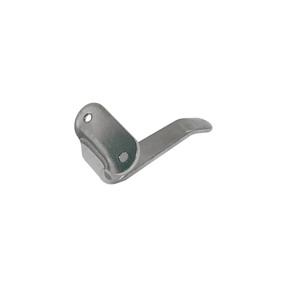1.5" H Boat Hook Side Mount Flat Hook Stainless Steel Spring Clamp Boat Holders