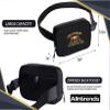 Belt Bag I Am A Veteran Crossbody Bags Oath Of Enlistment Embroidered Waist Packs With 3 Pockets (Black) view 4
