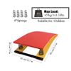 HTRY Children's Gymnastics Springboard Pedal, Built-in Thickened Spring, Wooden Board, Takeoff and Somersault Power Board Elastic Board(Size:Four Springs50*80 * 20cm,Color:red) view 2