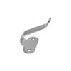 DBMIMPORTERS 10 Pc Marine Stainless Steel Side Mount Lashing Hooks for Cargo net,Boat,2" H view 2
