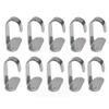 DBMIMPORTERS 10 Pcs Marine Stainless Steel Top Mount Lashing Hooks for Cargo net,Boat,1.75" H view 1