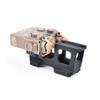 ZTFSETD Tactical Scope Mount for T1 T2 Red Dot Sight PEQ DBAL-A2 and Magnifiers,Picatinny Rail Heightening Bracke Base Riser,Black view 2
