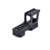 ZTFSETD Tactical Scope Mount for T1 T2 Red Dot Sight PEQ DBAL-A2 and Magnifiers,Picatinny Rail Heightening Bracke Base Riser,Black view 4