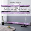 GLANT 8ft Ultrasimple Adjustable&Foldable Balance Beam,High-Low Floor Beam Suede Gymnastics Equipment,No Tool Require, Gymnastics Beam for Training&Professional HomeTraining (Colorful, 8ft) view 3