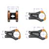 Funn Equalizer Bike Stem with Zero Rise- Length 42mm stem with 35mm Bar Clamp, 0 Degree Alloy Bike Stem for Mountain Bike and BMX Bike (Gray) view 3