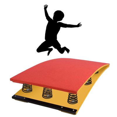 HTRY Adult Spring Springboard With Built-in Thick Springs, High-quality Wooden Boards, Felt, Takeoff Elastic Board, Somersault Booster, Suitable For Gyms, Sports Clubs,(Size:Nine60*120*26cm,Color:red)