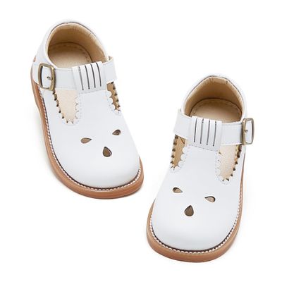 Otter MOMO Todder Little Girls Oxford Shoes Mary Jane T-Strap School Uniform Party Dress Flat Shoes
