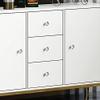 Southst 1PC Home Furniture Drawer Handle Diamond Shape Crystal Glass Door Cabinet Kit Wardrobe Pull Knobs Handles A3N4 - (Color: Transparent) view 3