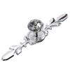Southst 1PC Diamond Crystal Cabinet Handles Shoebox Wardrobe Pullers Furniture Handle Handles Knobs Drawer Closet Pulls Door N9S5 - (Color: L)
