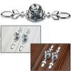Southst 1PC Diamond Crystal Cabinet Handles Shoebox Wardrobe Pullers Furniture Handle Handles Knobs Drawer Closet Pulls Door N9S5 - (Color: L) view 2