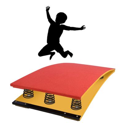 HTRY Adult Spring Springboard With Built-in Thick Springs, High-quality Wooden Boards, Felt, Takeoff Elastic Board, Somersault Booster, Suitable For Gyms, Sports Clubs,(Size:Six60*120*26cm,Color:red)