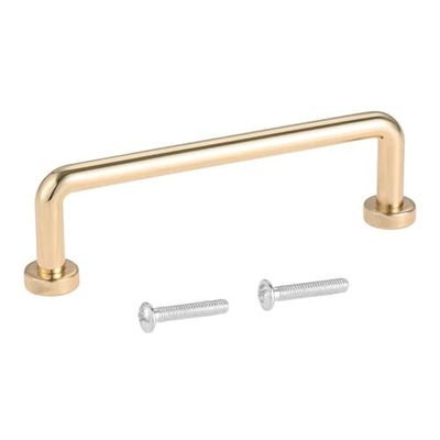 Southst 1pc 96/128mm European Cabinet Furniture Handles Kit Cupboard Wardrobe Door Pulls Drawer Knobs Cabinet Hardware W/Screw - (Color: A 96MM)