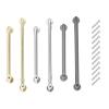 Southst 1pc 96/128mm European Cabinet Furniture Handles Kit Cupboard Wardrobe Door Pulls Drawer Knobs Cabinet Hardware W/Screw - (Color: A 96MM) view 2